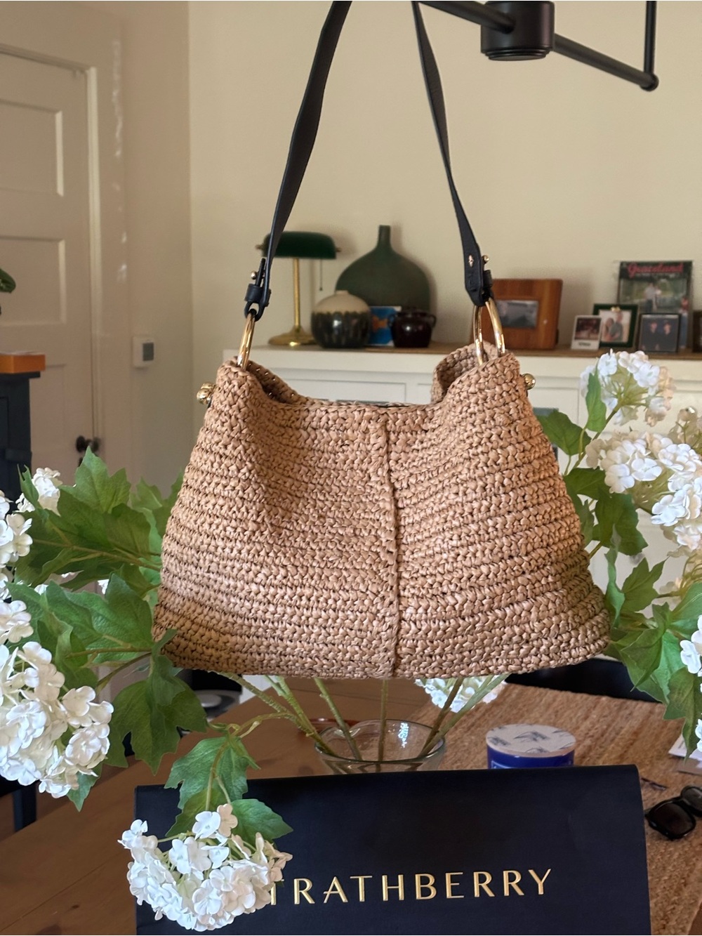 Strathberry woven bag